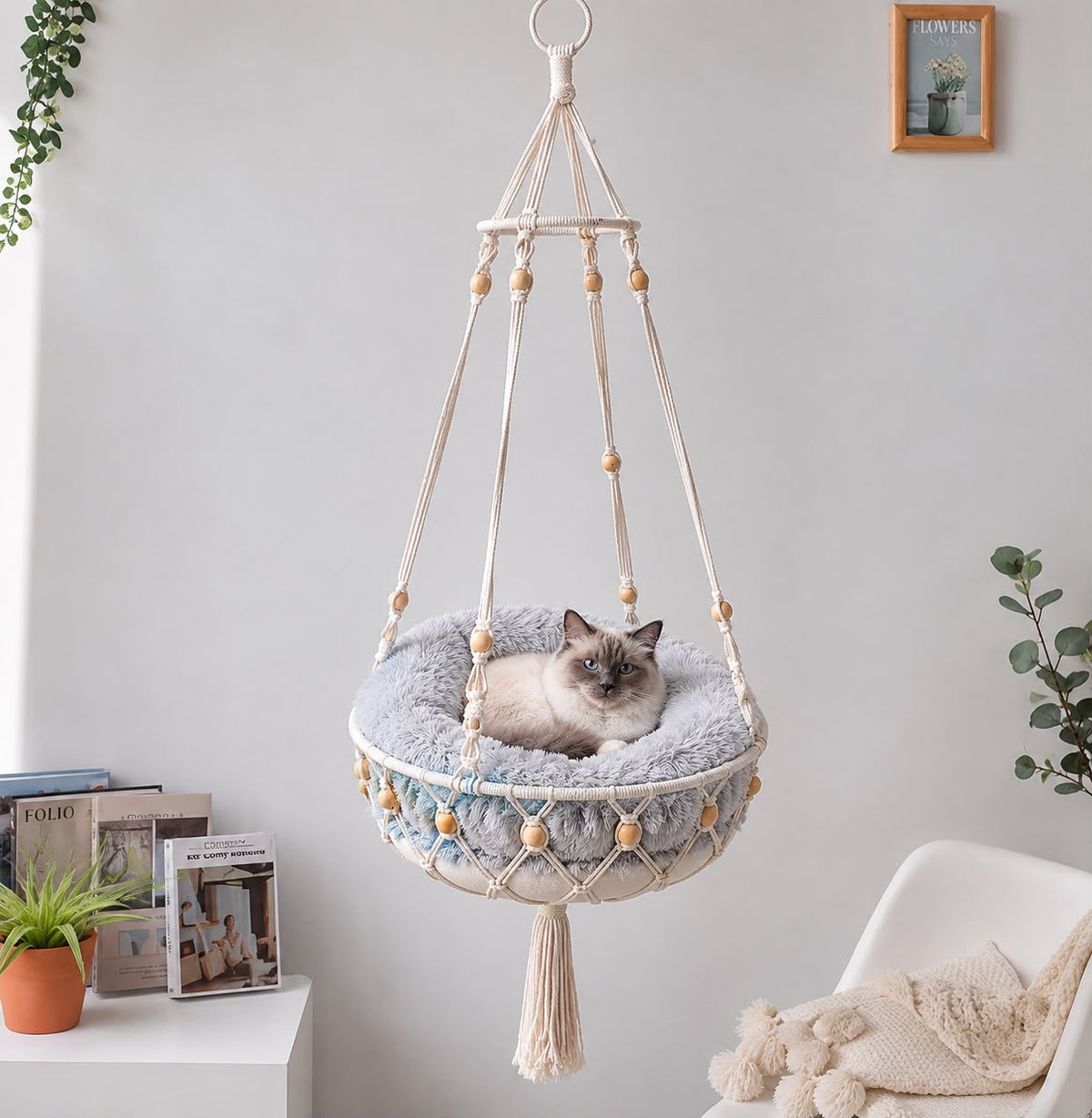 Kuschelhängematte mit Kissen