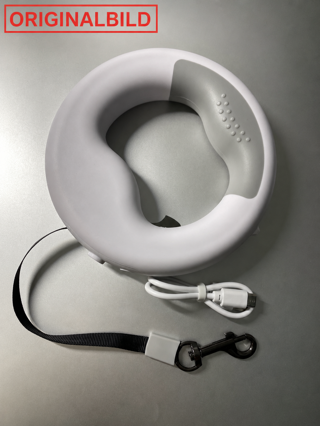 Automatische Ring-Hundeleine mit LED-Licht & Freihand-Funktion