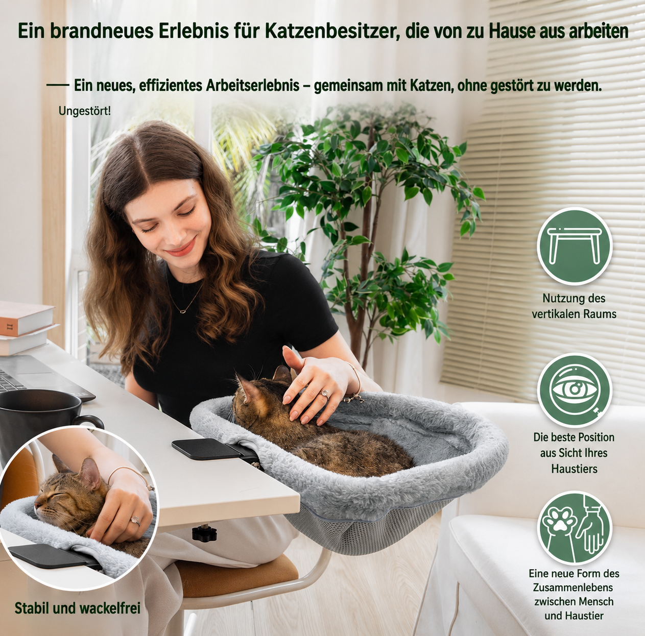 Katzen-Tischbett