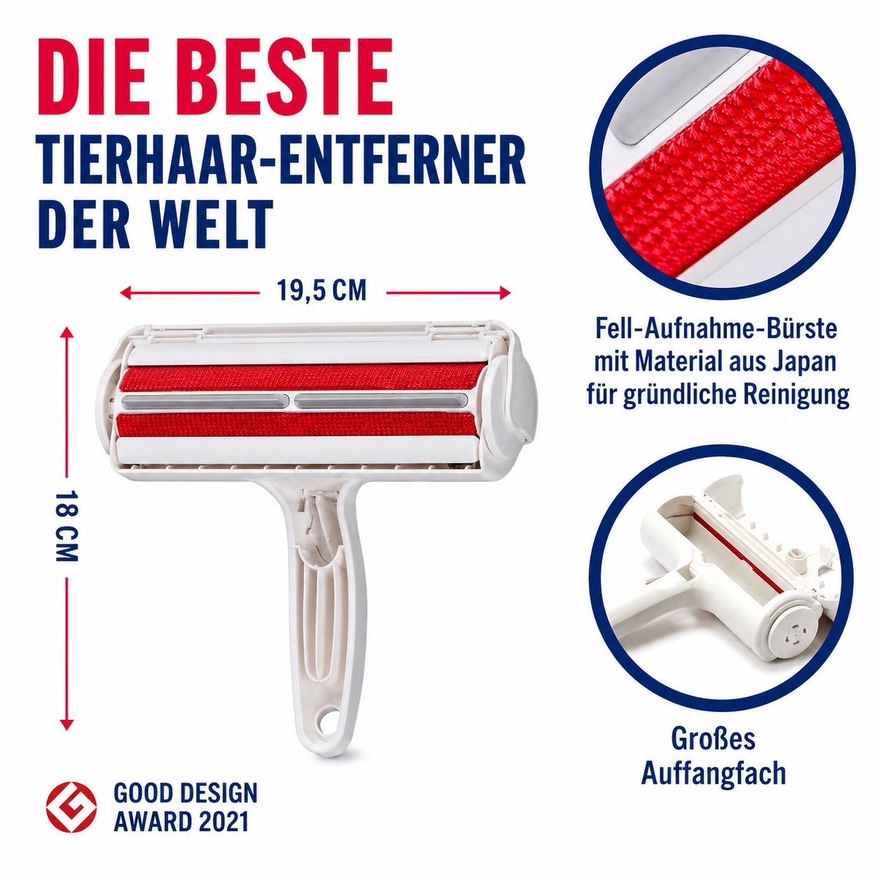 Tierhaar-Bürste