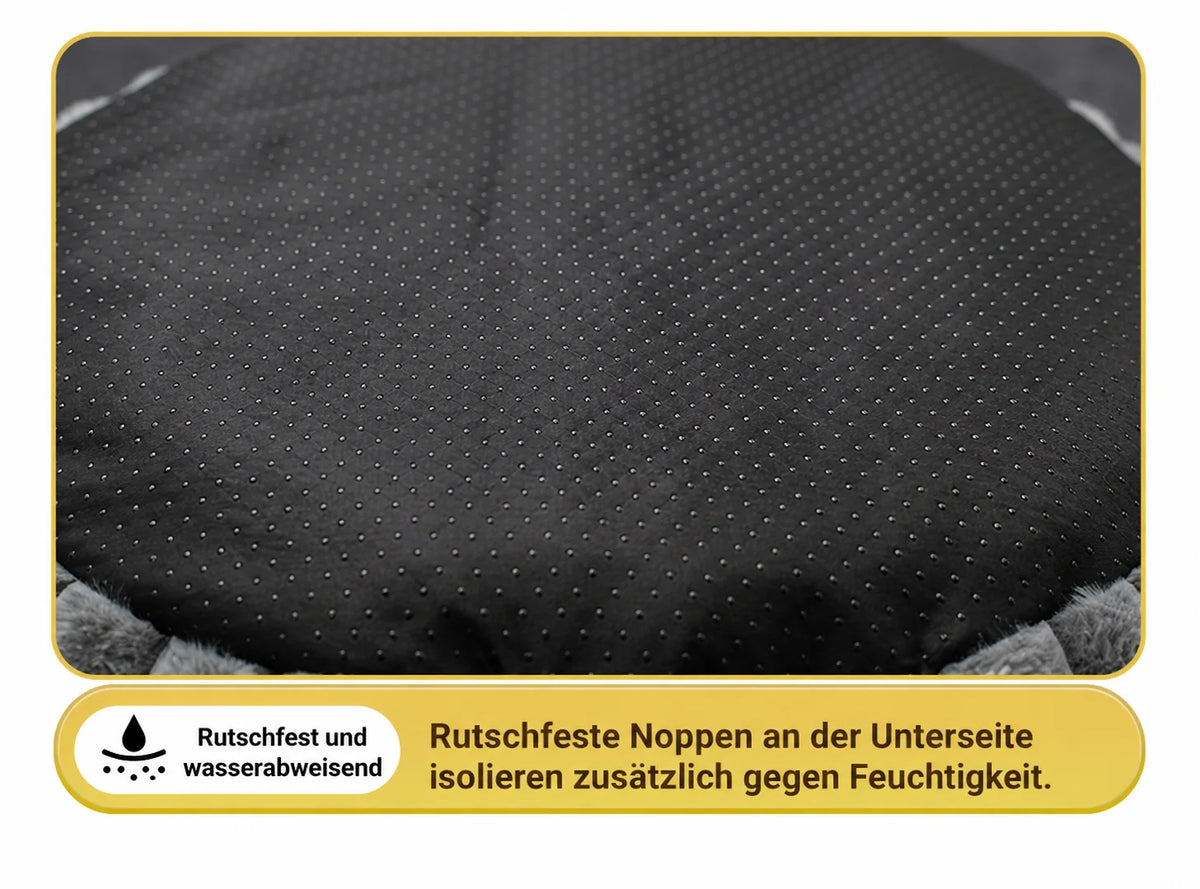 Flauschiges Katzenbett