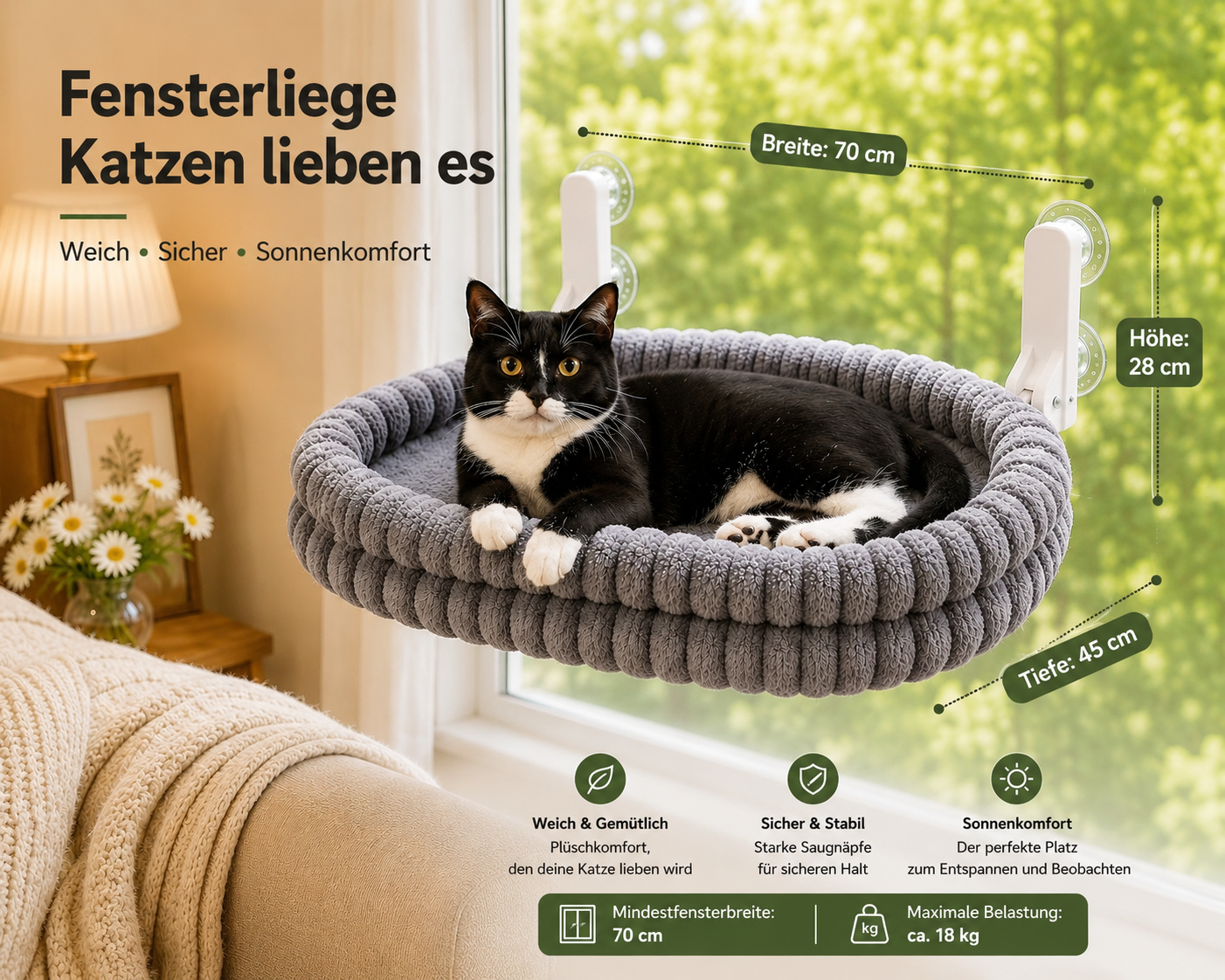 Katzen-Fensterliege