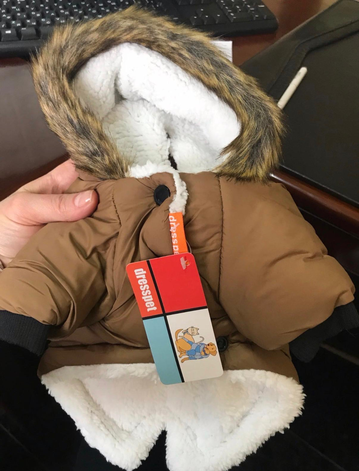 Warme Winterjacke Hunde