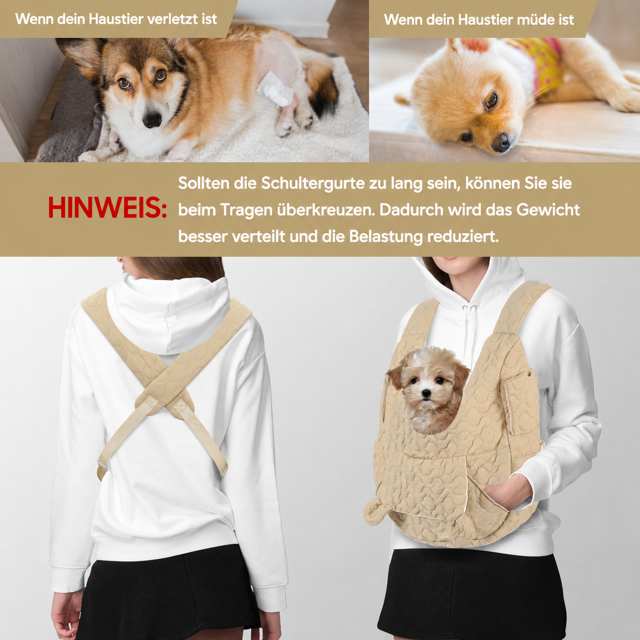 Tragetasche für Hunde und Katzen