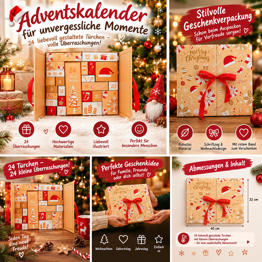 Premium DIY Adventskalender zum Selbstbefüllen (für Haustiere & Besitzer)
