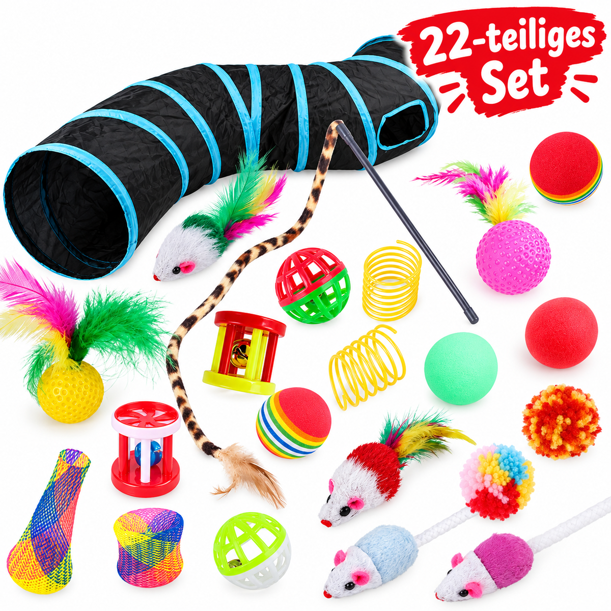 Katzentunnel 22-teilig