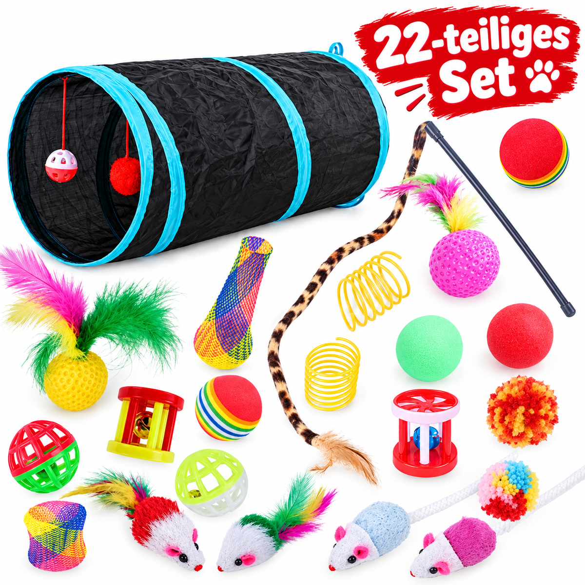 Katzentunnel 22-teilig